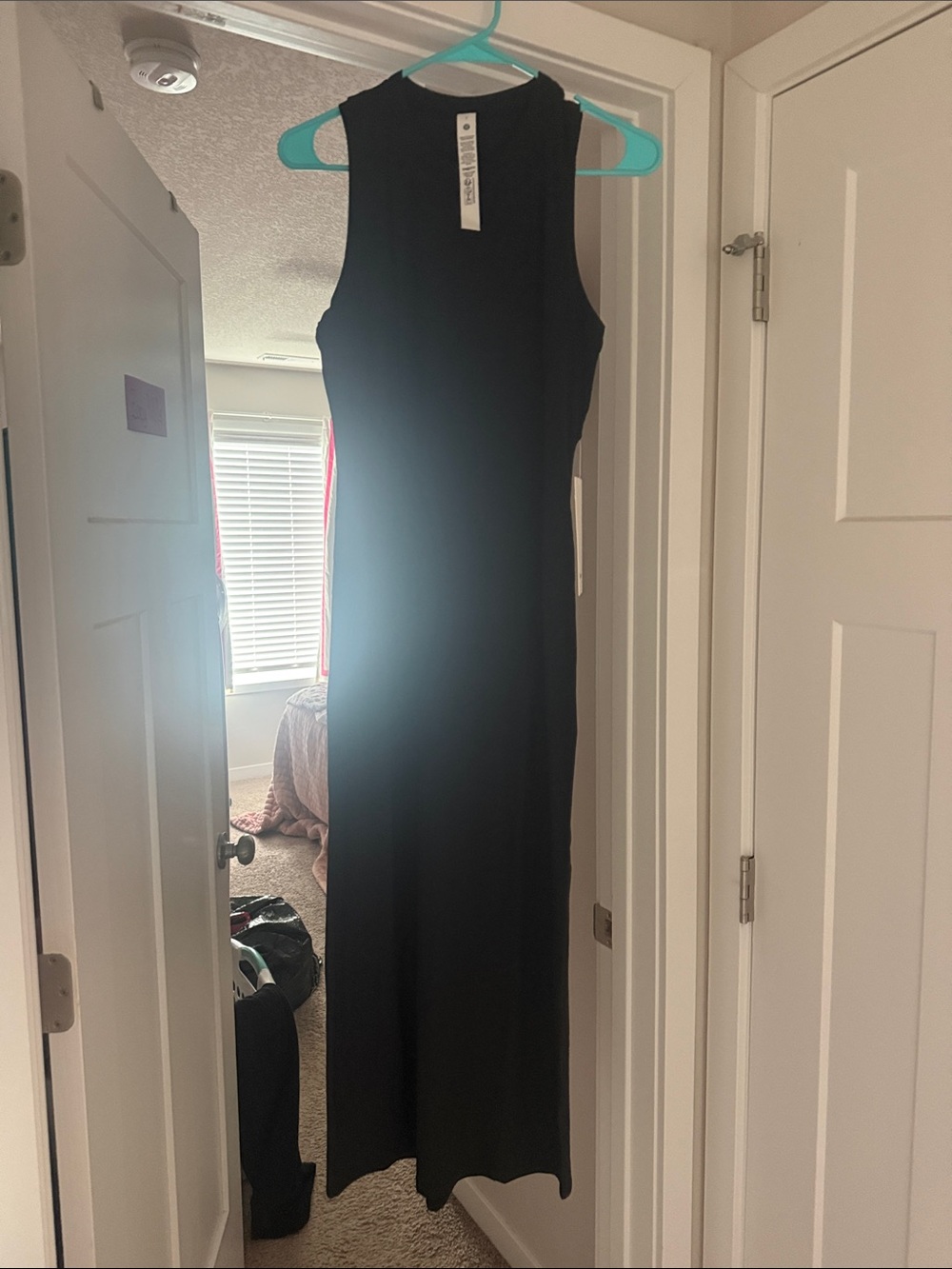 Lululemon Sleeveless Black Maxi Dress